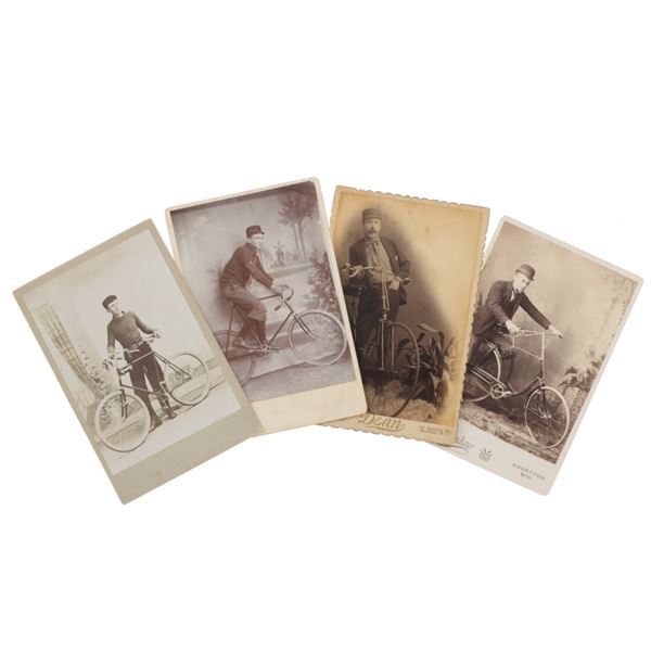 Men's Bicycle Studio Photographs 1880-1890s (4)