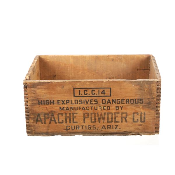 Apache Powder Company Explosives Box 1920s
