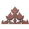 Image 2 : 19th German Black Forest Walnut Mirror Mail Slot