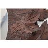 Image 8 : 19th German Black Forest Walnut Mirror Mail Slot