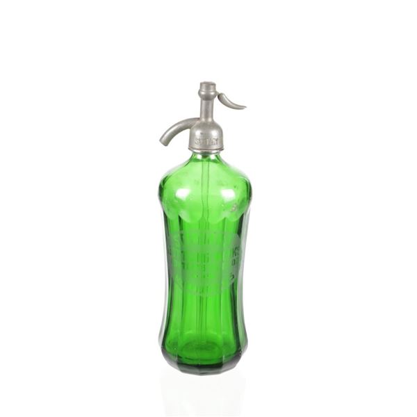 Standard Bottling Co Green Seltzer Bottle 1900-10s