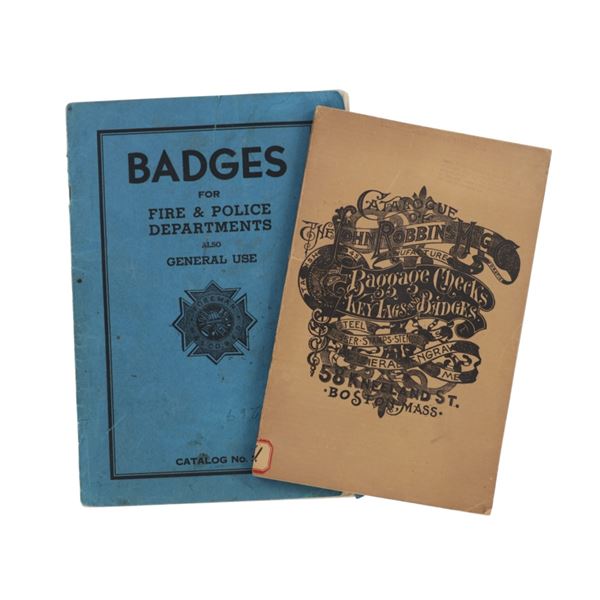 John Robbins MFG Co. & Unnamed Badge Catalogs (2)