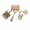 Image 11 : New Haven Calendar Pocket Watch & J.O.E. Co. Fob