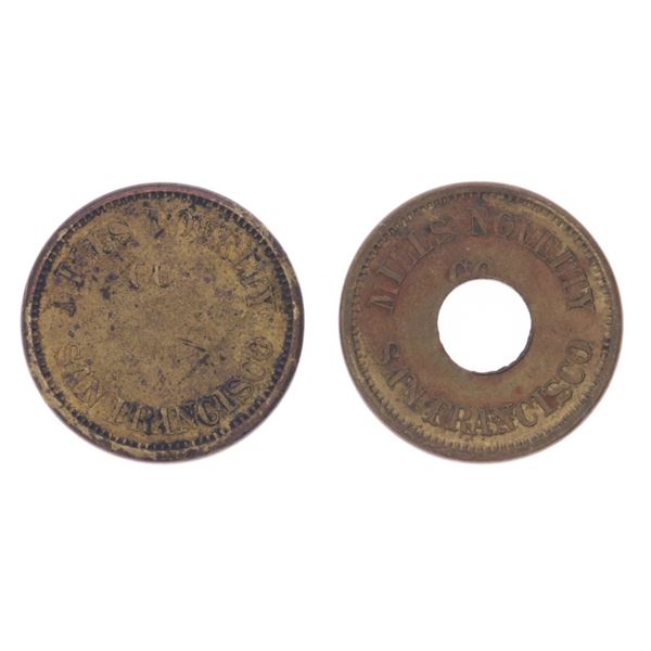Tombstone Found Mills Novelty Slot Machine Tokens