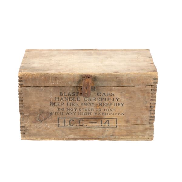 Tombstone DuPont No. 6 1000 Blasting Caps Box