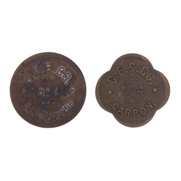 Tombstone Found C.E.S. Co. Store - Utah Tokens