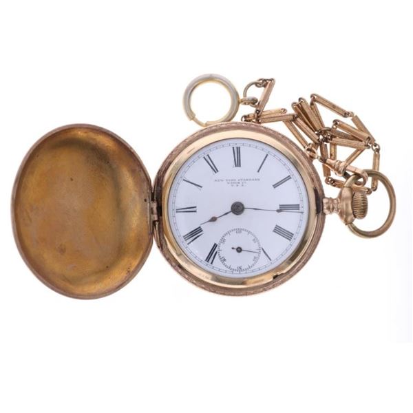 N.Y. Standard Watch Co. Model 8 Pocket Watch 1906