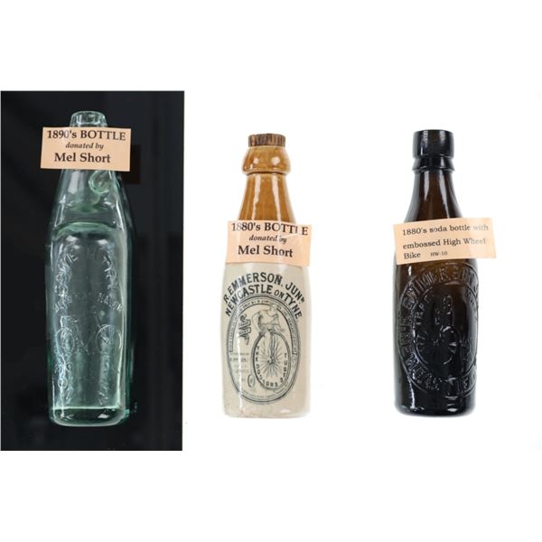 Glass Soda / Water Bottle Coventry & Emmerson 1880