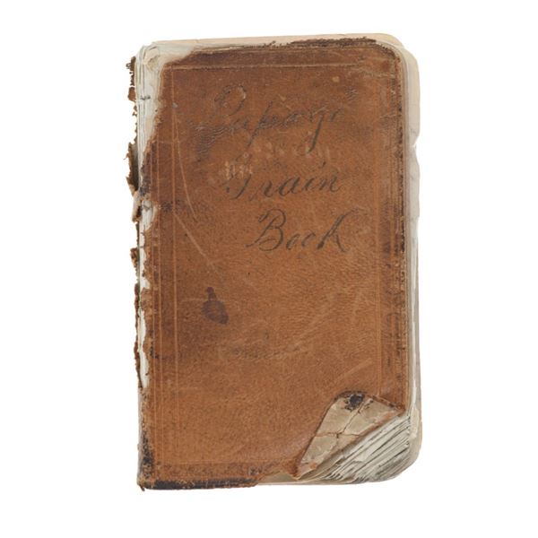 Papago , A.T. Personal Grain Ledger Book c. 1885