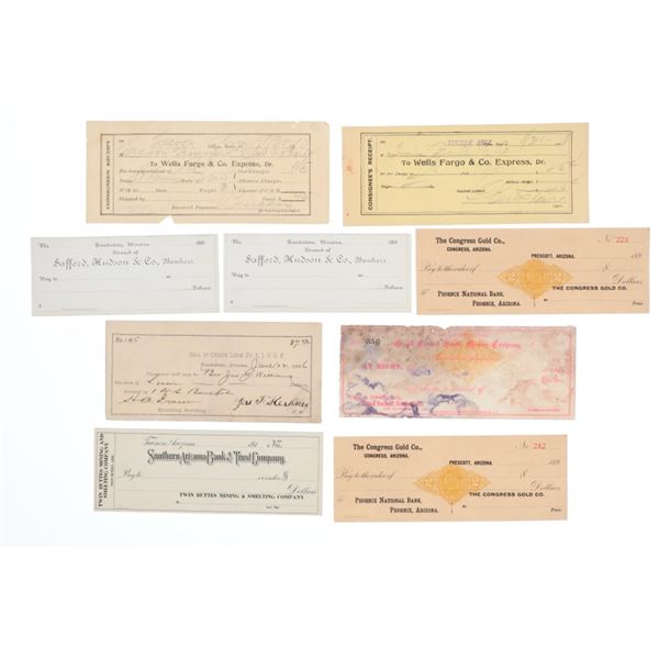 Tombstone, A.T. & Wells Fargo & Co. Express Checks