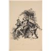 Image 2 : R.E. Todhunter Mixed Media Tombstone Western Art