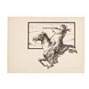 Image 1 : "Ranch Lover" Western Pulp Mixed Media - Todhunter