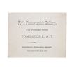 Image 12 : C.S. Fly Studio Tombstone, A.T. Cabinet Cards (3)