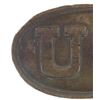 Image 4 : U.S. Civil War Era Brass Belt Buckle Pair c. 1860s