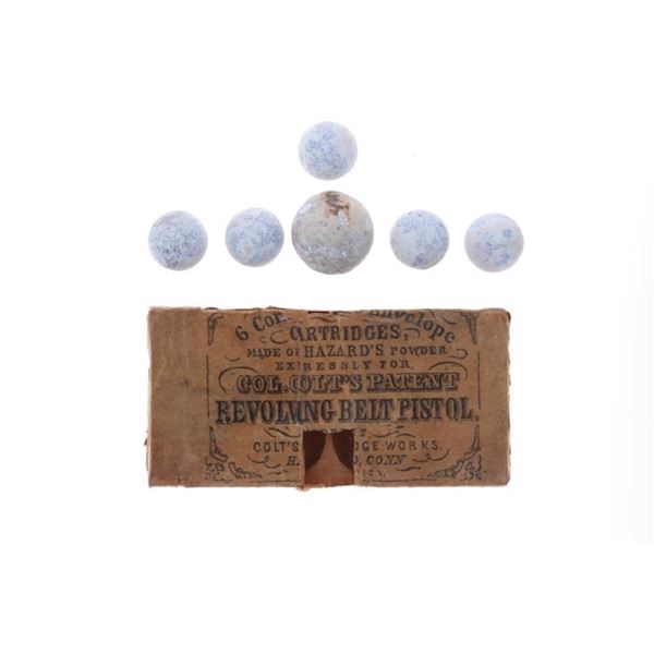 EXCAVATED 1860 Ball & .36cal Colt Paper Cartridges