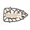 Image 2 : Tombstone, A.T. Colt Firearms MFG Co. Iron Trivet