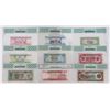 Image 2 : Afghanistan. Da Afghan Bank, 1979 to 2008, Issued Group of 9 Banknotes.
