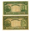 Image 1 : Bahamas. Bahamas Government, L.1936 and ND (1953), Issued Banknote Pair.