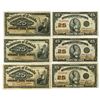 Image 1 : Canada. Dominion of Canda, 1900 to 1923, Issued Group of 6 Banknotes.