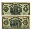 Image 1 : Canada. Dominion of Canda, 1911, Issued Banknote Pair.