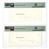 Image 2 : China. Central Bank of China, 1948, Front and Back Essay Color Trial Uniface Specimen Banknotes.