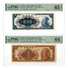 Image 1 : China. Central Bank of China, 1948 and 1949, Issued Banknote Pair.