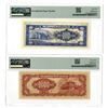 Image 2 : China. Central Bank of China, 1948 and 1949, Issued Banknote Pair.