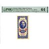 Image 1 : China. Bank of Taiwan, 1950, "Kinmen Branch" Issued Banknote.