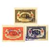 Image 1 : China. Chinese Issued Revenue Stamp Trio, 1945.