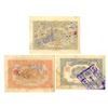 Image 2 : China. Chinese Issued Revenue Stamp Trio, 1945.