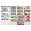 Image 1 : Colombia & Costa Rica. Latin American Group of Issued Banknotes, 1969 to 2009.