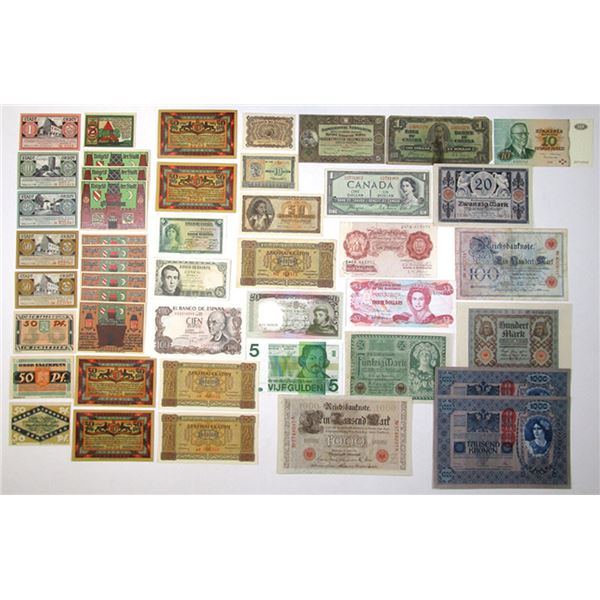 European Collection of Issued Banknotes, 1900 to 1970s