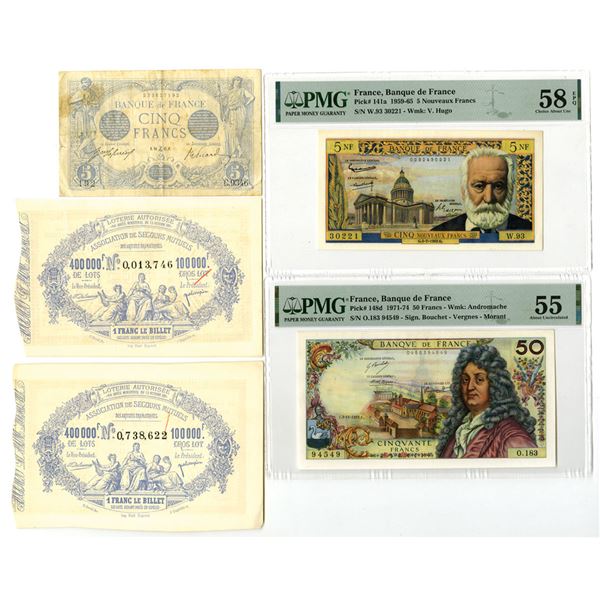 France. Banque de France and Association de Secours Mutuels des Artiste Dramatiques, ND (1880s) to 1