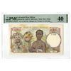 Image 1 : FWA. Banque de l'Afrique Occidentale, 1946, The Second of 2 Sequential Issued Banknotes.