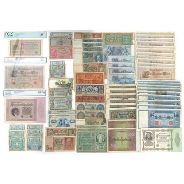 Germany. Various German Banknotes from Various Issuers, 1914 to 1940.