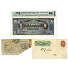 Image 1 : Mexico. El Estado De Chihuahua, 1914 "Top Pop" Issued Banknote, & 1876, Credito del Estado de Tamaul