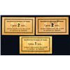 Image 1 : Belgian Society of the Rostov-on-Don Tram, Issued Set of 3 Banknotes.