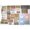 Image 1 : Serbia, Belarus, Ukraine, and Russian Banknotes, Scrip Notes, and Consumer Card Assortment, 1918 to 