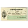 Image 1 : Sweden. Uplands Enskilda Bank, ND (1900s), Specimen Check.