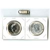 Image 2 : Canada. Silver Uncirculated 1 Ounce Maple Leaf's, 1996 and 2004, and an Uncirculated 1 Ounce Silver 