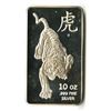 Image 1 : China. Year of the Tiger, 10 oz .999, Fine Silver Bar by Sunshine Minting Inc.