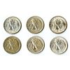 Image 2 : Walking Liberty Half Dollars, 1943 to 1946, Group of 6 Coins.