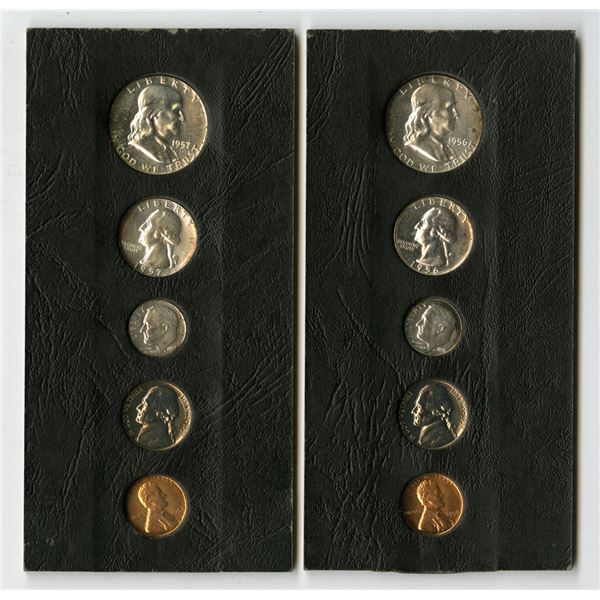 U.S. 1956 and 1957 Proof Set Pair