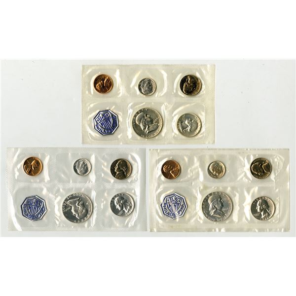 U.S. 1959, 1960, and 1962 Proof Sets