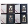 Image 1 : U.S. 1990, 1992, 1993, & 1994 Prestige Proof Set Quartet.