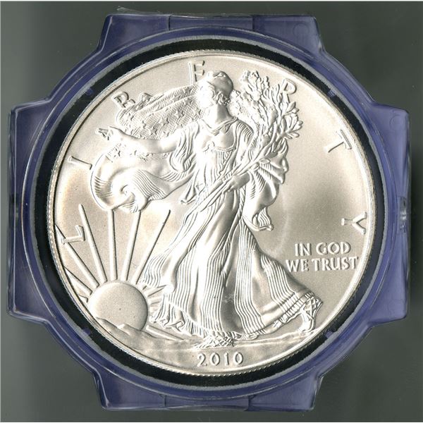 American Silver Eagle Roll of 20, 1 ounce Uncirculated Coins, 2010, NGC Graded Gem - Early Release