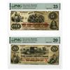 Image 1 : NJ. Union County Bank, 1859, Obsolete Banknote Pair.