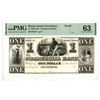 Image 1 : RI. Commercial Bank, ND (1830s-50s), One of only 2 examples known, Obsolete Proof Banknote.