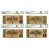 Image 1 : VA. C.S.A., February 17, 1864, $5, T-69, Issued Banknote Quartet.