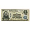 Image 1 : NY. National Bank of Cohoes, New York, $5, Series of 1902, Ch# E-1347, Issued Banknote.